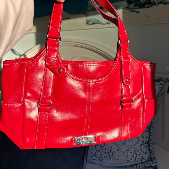 Nine West Red Purse - Picture 1 of 4